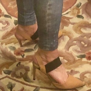 ANTONIO MELANI SUEDE PUMPS